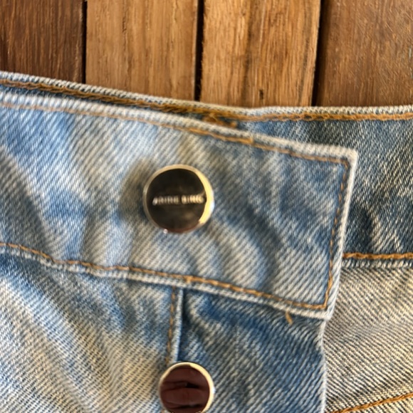 ANINE BING The Kit Blue Shorts Sz 30 **NWT** - Picture 6 of 16